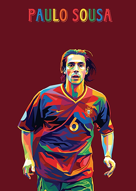 Paulo Sousa Pop Art Portrait