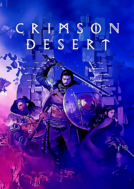 Crimson Desert Game Poster Art