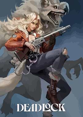 Deadlock Werewolf Woman with Shotgun