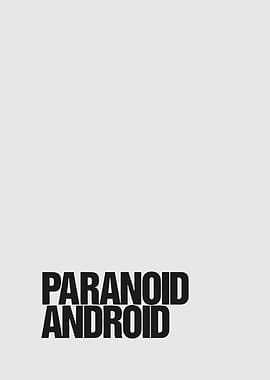 Paranoid Android Text Art