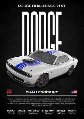 Dodge Challenger R/T Poster