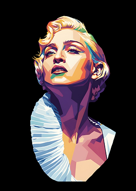 Pop Art Portrait of Madonna