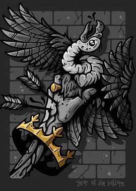 Vulture with Arrows and Crown