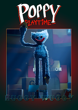 Poppy Playtime Huggy Wuggy Poster