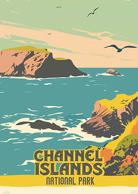 Channel Islands National Park Vintage Poster