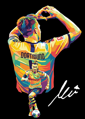 Marco Reus Pop Art Portrait