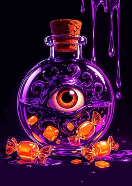 Mysterious Potion Bottle