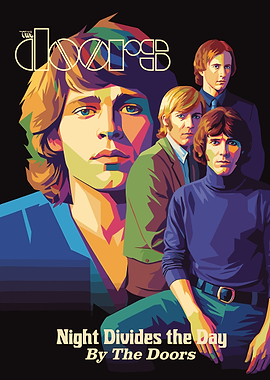 The Doors 'Night Divides the Day' Poster