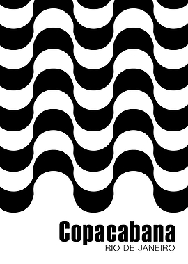Copacabana Rio de Janeiro Pattern