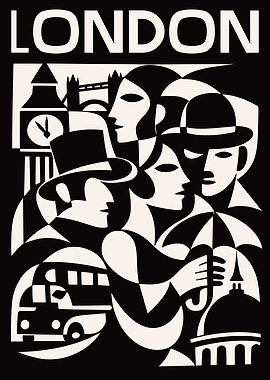 London Travel Poster