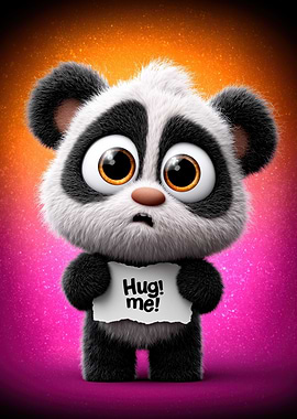 Cute Panda Asking for a Hug