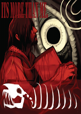 Man in Red with Skeletal Remains