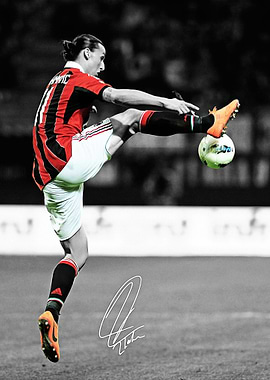 Zlatan Ibrahimovic in Action