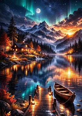 Cozy Cabin by Aurora Lake