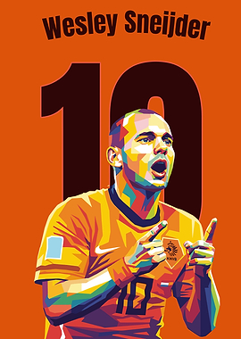 Wesley Sneijder Pop Art
