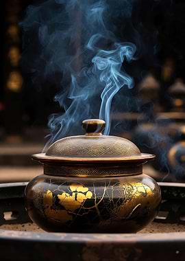 Kintsugi Incense Burner