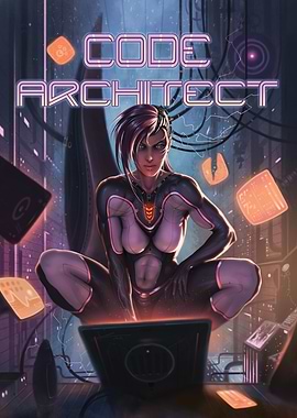 Cyberpunk Programmer Sci-Fi