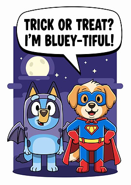 Bluey and Bingo Halloween Costumes