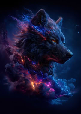 Cosmic Wolf Spirit