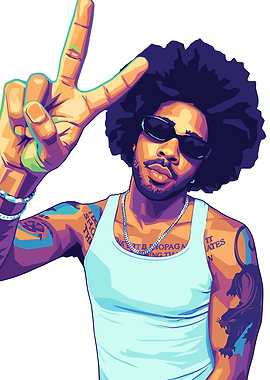 Brent Faiyaz Wpap Popart