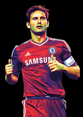 Frank Lampard Pop Art Portrait