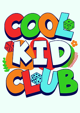 Cool Kid Club Text Art