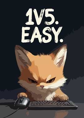 Cute Fox Gamer 1v5 Easy