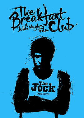 The Breakfast Club Jock Poster