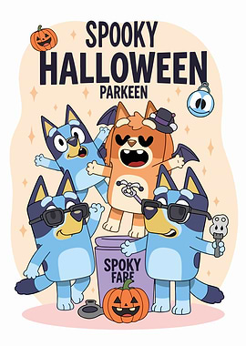Bluey Halloween Parkeen