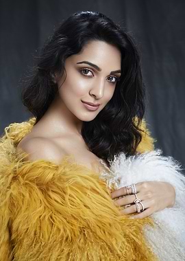 Kiara Advani in luxurious fur coat