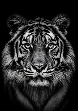 Close-up Tiger Portrait