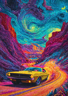 Classic Car Swirling Paint Journey