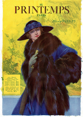 Vintage Fashion Advertisement