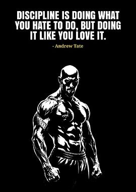 Andrew Tate Discipline Quote