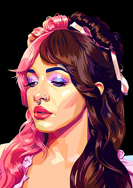 Melanie Martinez Pop Art Portrait