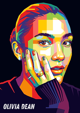 Olivia Dean Pop Art Portrait