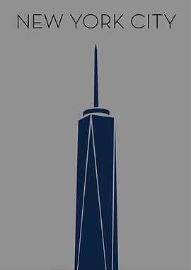 New York City Skyline Minimalist Art