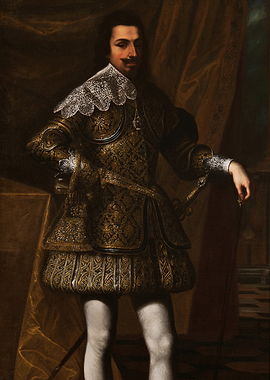 Portrait of a Man in Ornate Armor