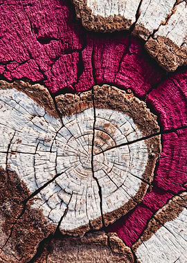 Magenta Wood Grain Abstract Texture