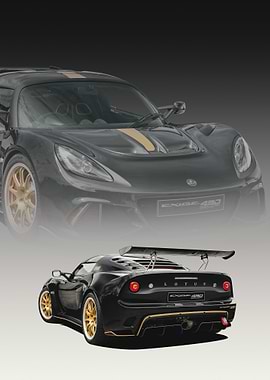 Lotus Exige 430 GT Black Gold