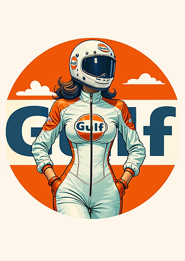 Gulf Racing Woman