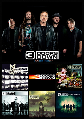 3 Doors Down Band and Album Covers