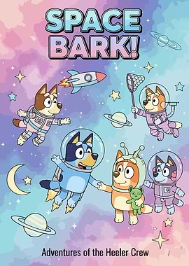 Bluey Heeler Crew in Space