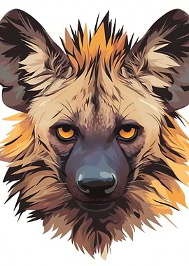 Hyena Portrait