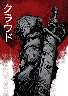 Cloud Strife with Buster Sword