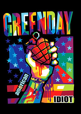 Green Day American Idiot Pop Art