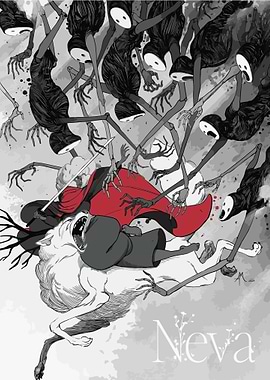 Neva Wolf and Figures in a Struggle