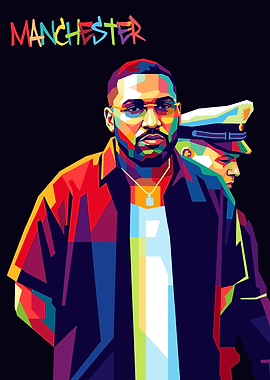 Pop Art Portr of a Reezy Rap