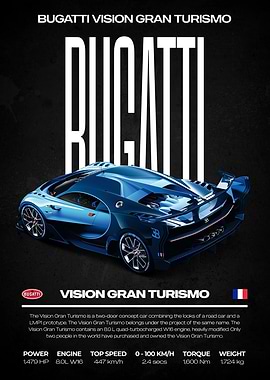 Bugatti Vision Gran Turismo Concept Car