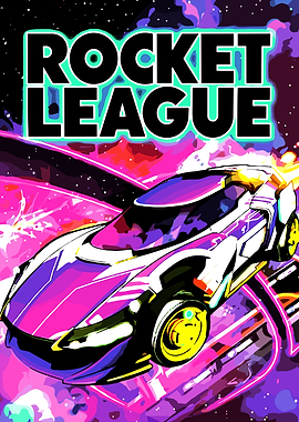 Rocket League Car in Space